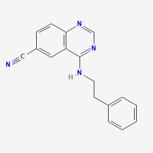 Структурная формула Senexin A, CAS 1366002-50-7, формула C17H14N4