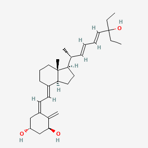 Структурная формула Seocalcitol, CAS 134404-52-7, формула C30H46O3