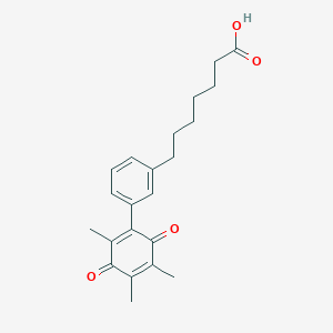 Структурная формула Seratrodast, CAS 112665-43-7, формула C22H26O4