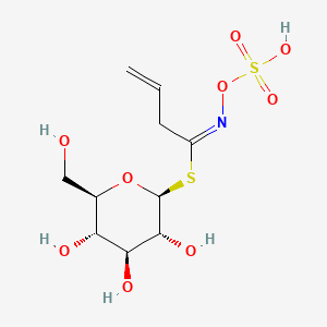 Структурная формула Sinigrin, CAS 3952-98-5, формула C10H16KNO9S2