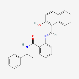 Структурная формула Sirtinol, CAS 410536-97-9, формула C26H22N2O2