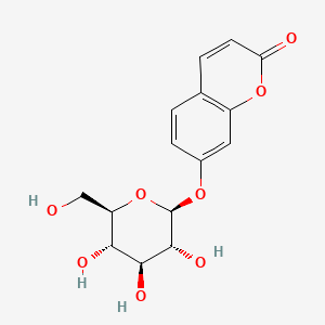 Структурная формула SkiMMin, CAS 93-39-0, формула C15H16O8