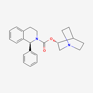 Структурная формула Solifenacin, CAS 242478-37-1, формула C23H26N2O2