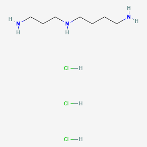 Структурная формула Spermidine trihydrochloride, CAS 334-50-9, формула C7H22Cl3N3