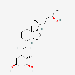 Структурная формула Tacalcitol, CAS 57333-96-7, формула C27H44O3