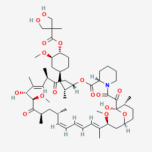 Структурная формула Temsirolimus, CAS 162635-04-3, формула C56H87NO16