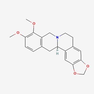 Структурная формула Tetrahydroberberine, CAS 522-97-4, формула C20H21NO4