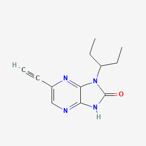 Структурная формула Tirasemtiv, CAS 1005491-05-3, формула C12H14N4O