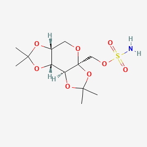 Структурная формула Topiramate, CAS 97240-79-4, формула C12H21NO8S