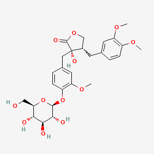 Структурная формула Tracheloside, CAS 33464-71-0, формула C27H34O12