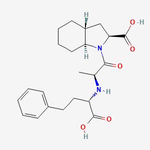 Структурная формула Trandolaprilat, CAS 87679-71-8, формула C22H30N2O5