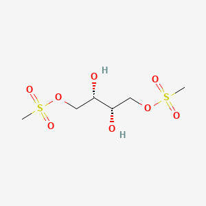 Структурная формула Treosulfan, CAS 299-75-2, формула C6H14O8S2