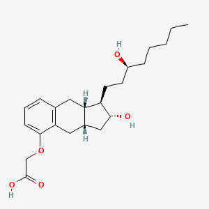 Структурная формула Treprostinil free acid, CAS 81846-19-7, формула C23H34O5