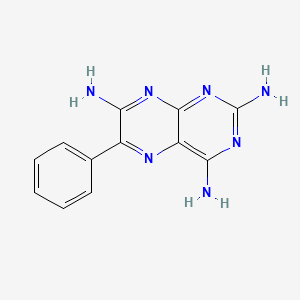 Структурная формула Triamterene, CAS 396-01-0, формула C12H11N7