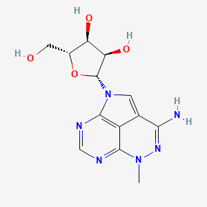 Структурная формула Triciribine, CAS 35943-35-2, формула C13H16N6O4