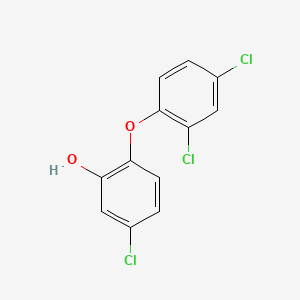 Структурная формула Triclosan, CAS 3380-34-5, формула C12H7Cl3O2