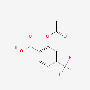 Структурная формула Triflusal, CAS 322-79-2, формула C10H7F3O4