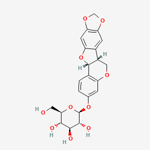 Структурная формула Trifolirhizin, CAS 6807-83-6, формула C22H22O10