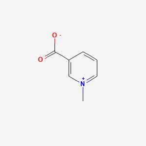 Структурная формула Trigonelline, CAS 535-83-1, формула C7H7NO2