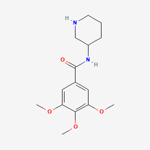 Структурная формула Troxipide, CAS 30751-05-4, формула C15H22N2O4