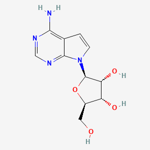 Структурная формула Tubercidin, CAS 69-33-0, формула C11H14N4O4
