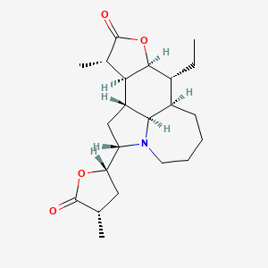 Структурная формула Tuberostemonine, CAS 6879-01-2, формула C22H33NO4