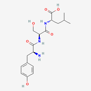 Структурная формула Tyroserleutide (YSL), CAS 138168-48-6, формула C18H27N3O6