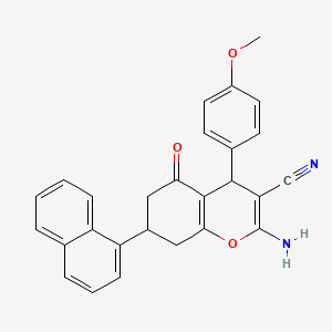 Структурная формула UCPH-101, CAS 1118460-77-7, формула C27H22N2O3