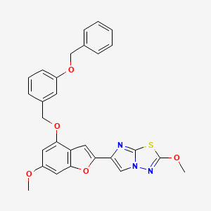 Структурная формула UDM-001651, CAS 1477497-01-0, формула C28H23N3O5S