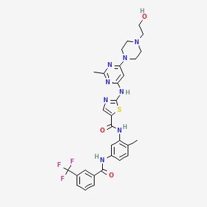 Структурная формула UM164, CAS 903564-48-7, формула C15H14ClF3N4O2