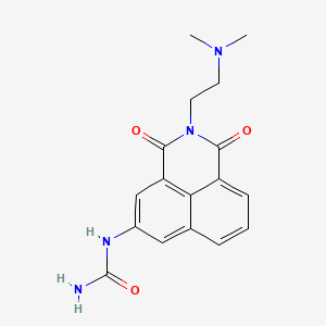 Структурная формула UNBS5162, CAS 956590-23-1, формула C17H18N4O3