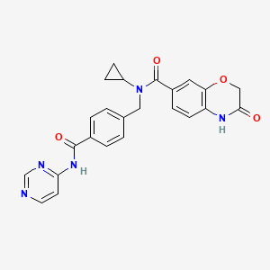 Структурная формула UNC6934, CAS 2561494-77-5, формула C24H21N5O4