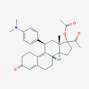 Структурная формула Ulipristal, CAS 126784-99-4, формула C30H37NO4