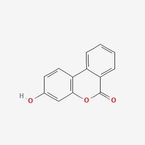 Структурная формула Urolithin B, CAS 1139-83-9, формула C13H8O3