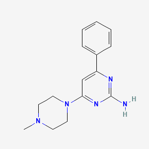 Структурная формула VUF10460, CAS 1028327-66-3, формула C15H19N5