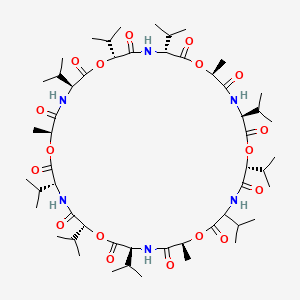 Структурная формула Valinomycin, CAS 2001-95-8, формула C54H90N6O18