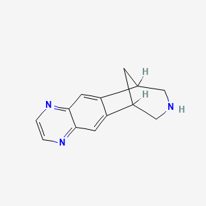 Структурная формула Varenicline, CAS 249296-44-4, формула C13H13N3