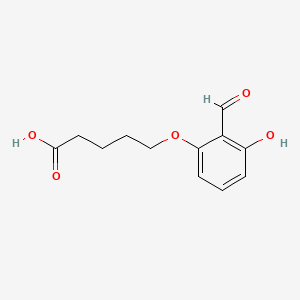 Структурная формула Velaresol, CAS 77858-21-0, формула C12H14O5