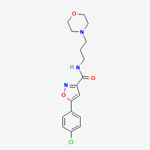 Структурная формула WAY-328162, CAS 909090-72-8, формула C17H20ClN3O3