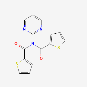 Структурная формула WAY-600632, CAS 438018-70-3, формула C14H9N3O2S2