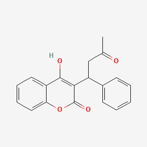 Структурная формула Warfarin, CAS 81-81-2, формула C19H16O4