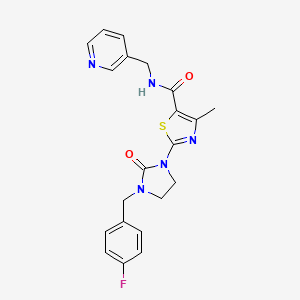 Структурная формула XEN723, CAS 1072803-08-7, формула C21H20FN5O2S