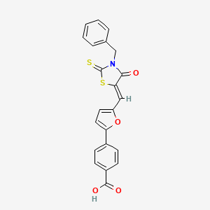 Структурная формула (Z)-Leukadherin-1, CAS 2055362-72-4, формула C22H15NO4S2