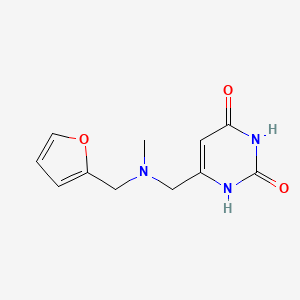 Структурная формула ZINC36395841(compound 25), CAS 1181501-16-5, формула C11H13N3O3