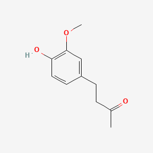 Структурная формула Zingerone, CAS 122-48-5, формула C11H14O3