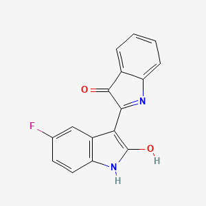 Структурная формула AB 17655, CAS 251903-00-1, формула C16H9FN2O2