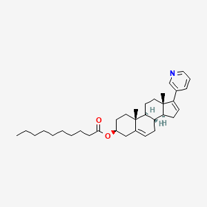 Структурная формула Abiraterone decanoate, CAS 2486052-18-8, формула C34H49NO2