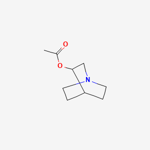 Структурная формула Aceclidine, CAS 827-61-2, формула C9H15NO2