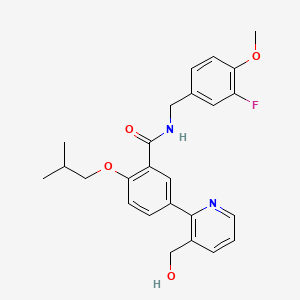 Структурная формула AD-5591, CAS 1804942-45-7, формула C25H27FN2O4