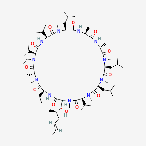 Структурная формула Alisporivir, CAS 254435-95-5, формула C3H7NO2